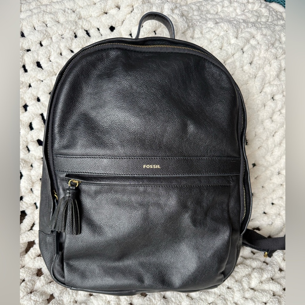 Fossil Sherri Leather Backpack. EUC!!